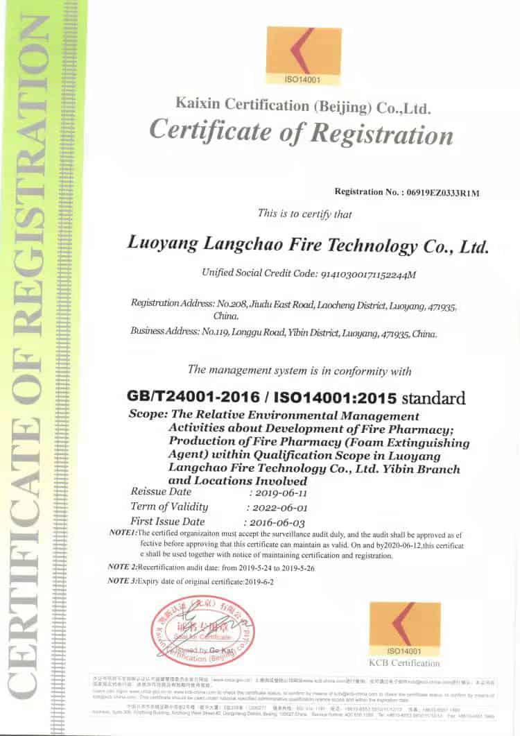 ISO14001 2019-2022