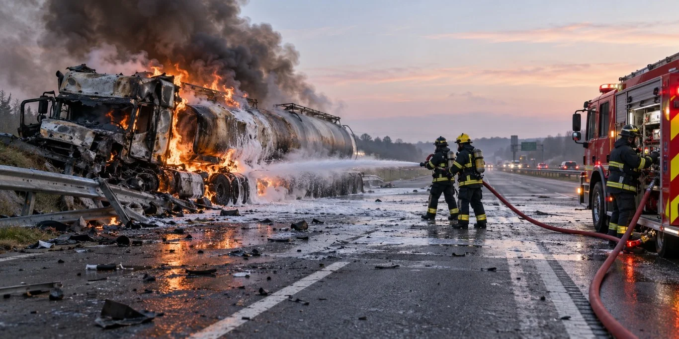 AFFF_Road_Tanker_Accident_Dawn AFFF Application for Road Tanker Accidents