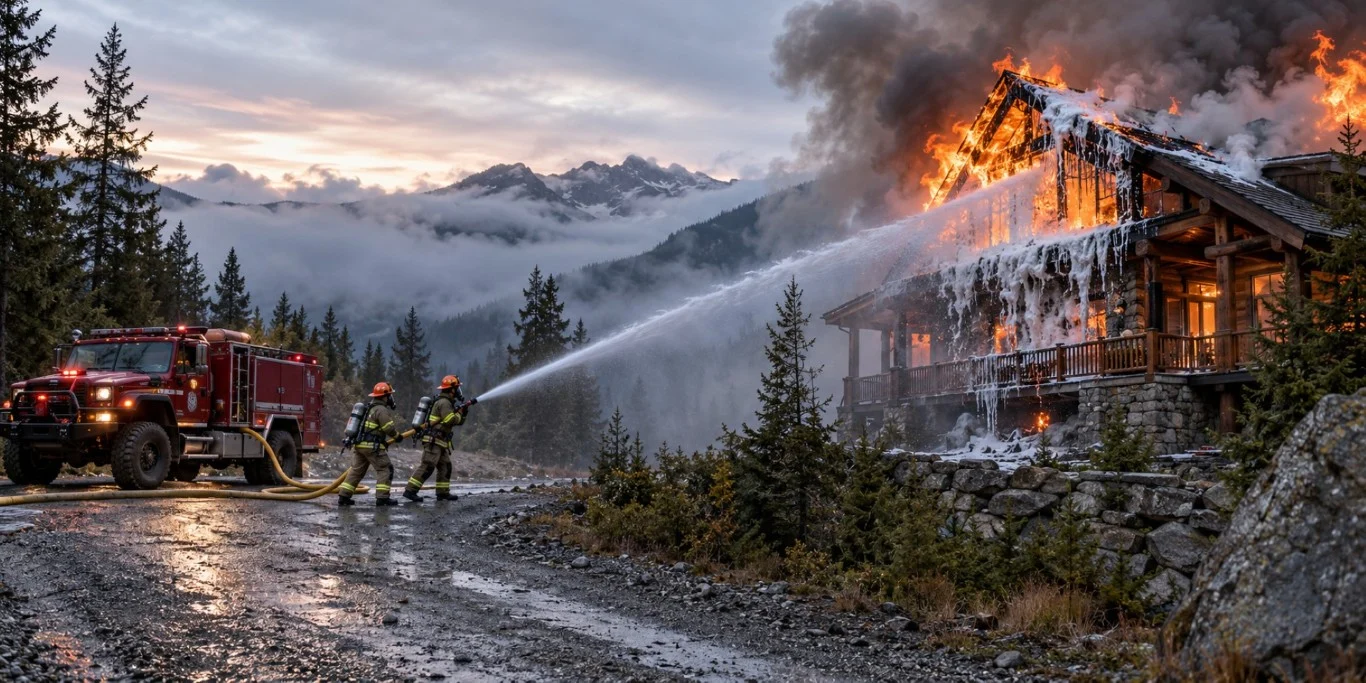 forest-lodge-fire Forest Lodge Fire Foam Application