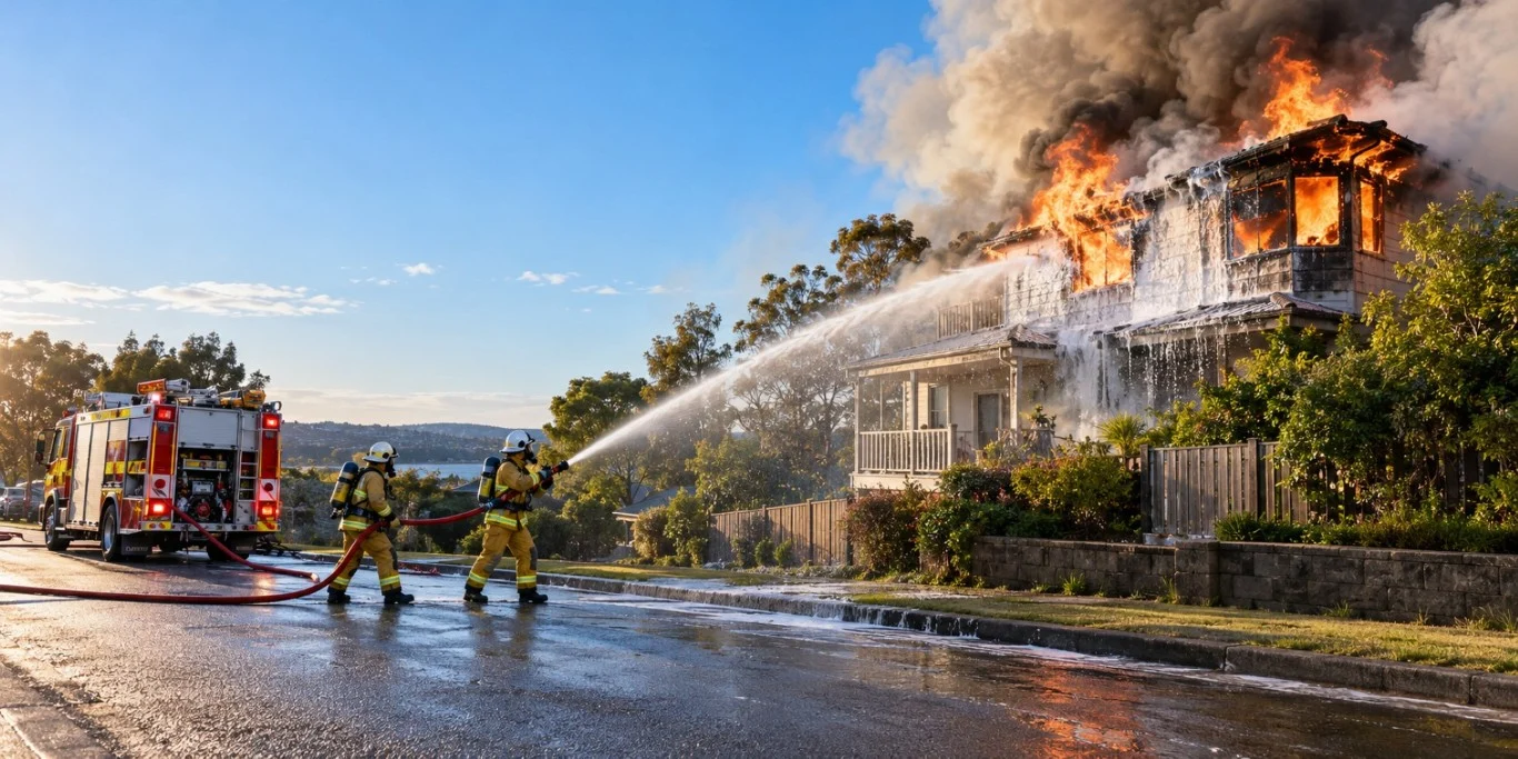 wooden-house-fire Wooden Structure Fire Suppression